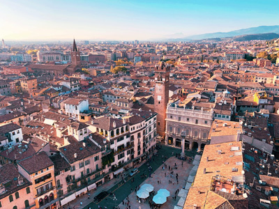 Panorama da Torre dei Lamberti